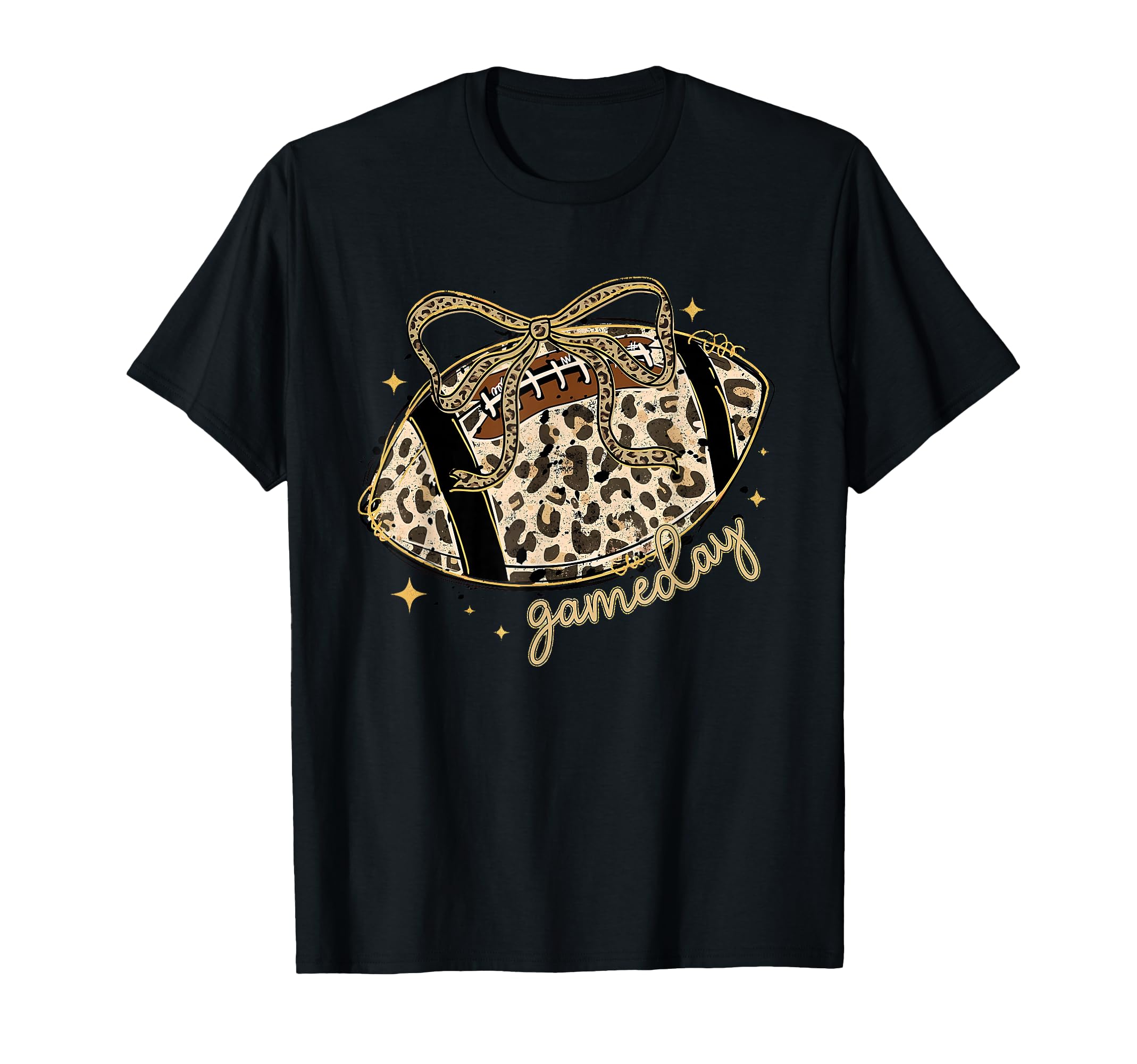 Touchdown Season Leopard Game Day T-Shirt - Fun Novelty Design for Adults - T-Shirt, Sweatshirt, Hoodie