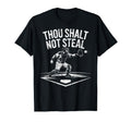 Baseball Player Catcher Thou Shalt Not T-Shirt - Unique Graphic Men Women - T-Shirt, Sweatshirt, Hoodie