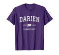 Darien Connecticut Ct Athletic Sports T-Shirt - Graphic Print for Adults - T-Shirt, Sweatshirt, Hoodie