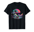 Vaperwave Aesthetic Glitch Great Wave T-Shirt - Streetwear Style Unisex - T-Shirt, Sweatshirt, Hoodie