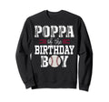 Poppa Birthday Baseball Lover Sweatshirt - Custom Art Print Men Women - T-Shirt, Sweatshirt, Hoodie