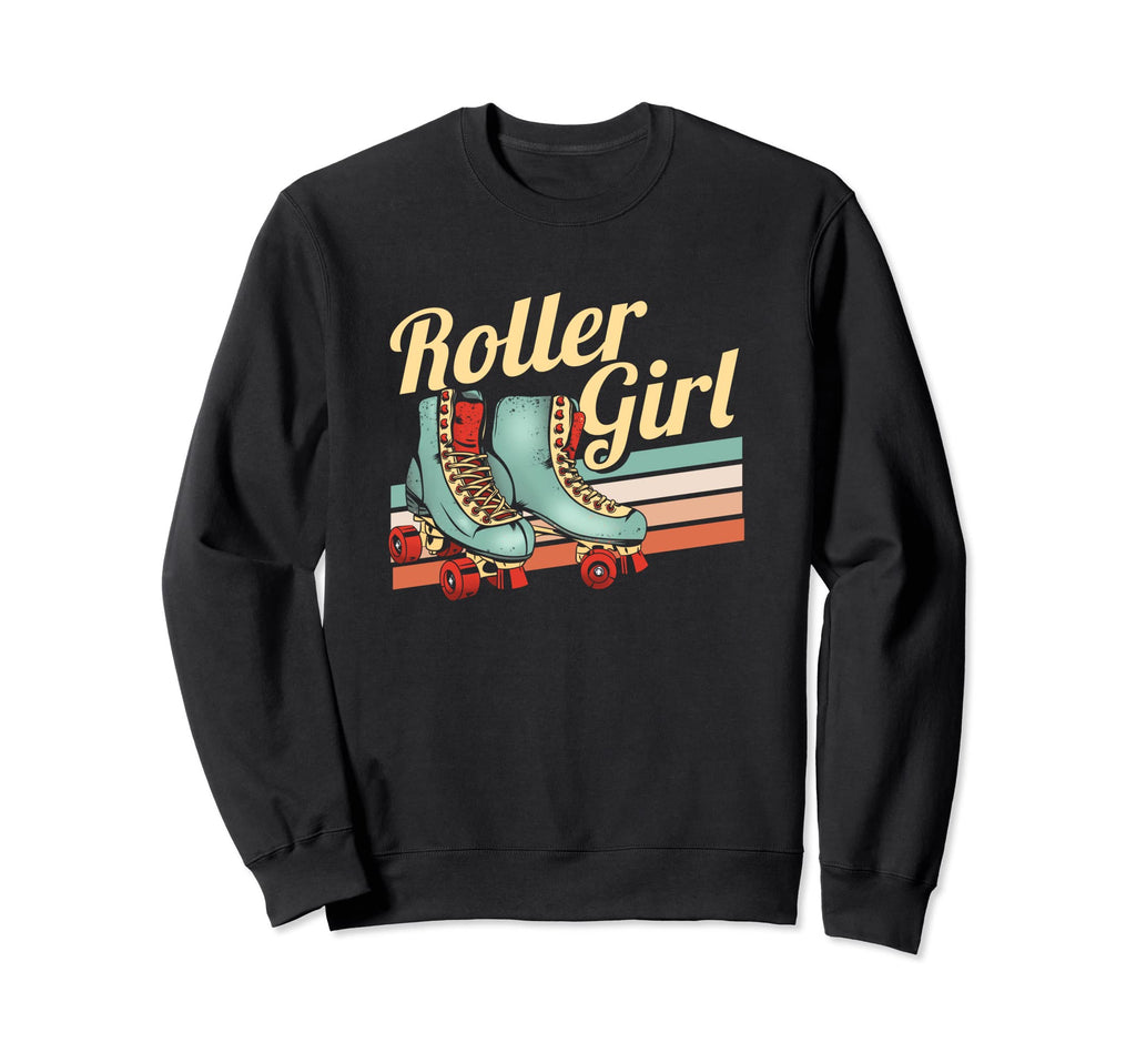 Roller Roller Skates Rollerblades Sweatshirt - Aesthetic Graphic Men Women - T-Shirt, Sweatshirt, Hoodie