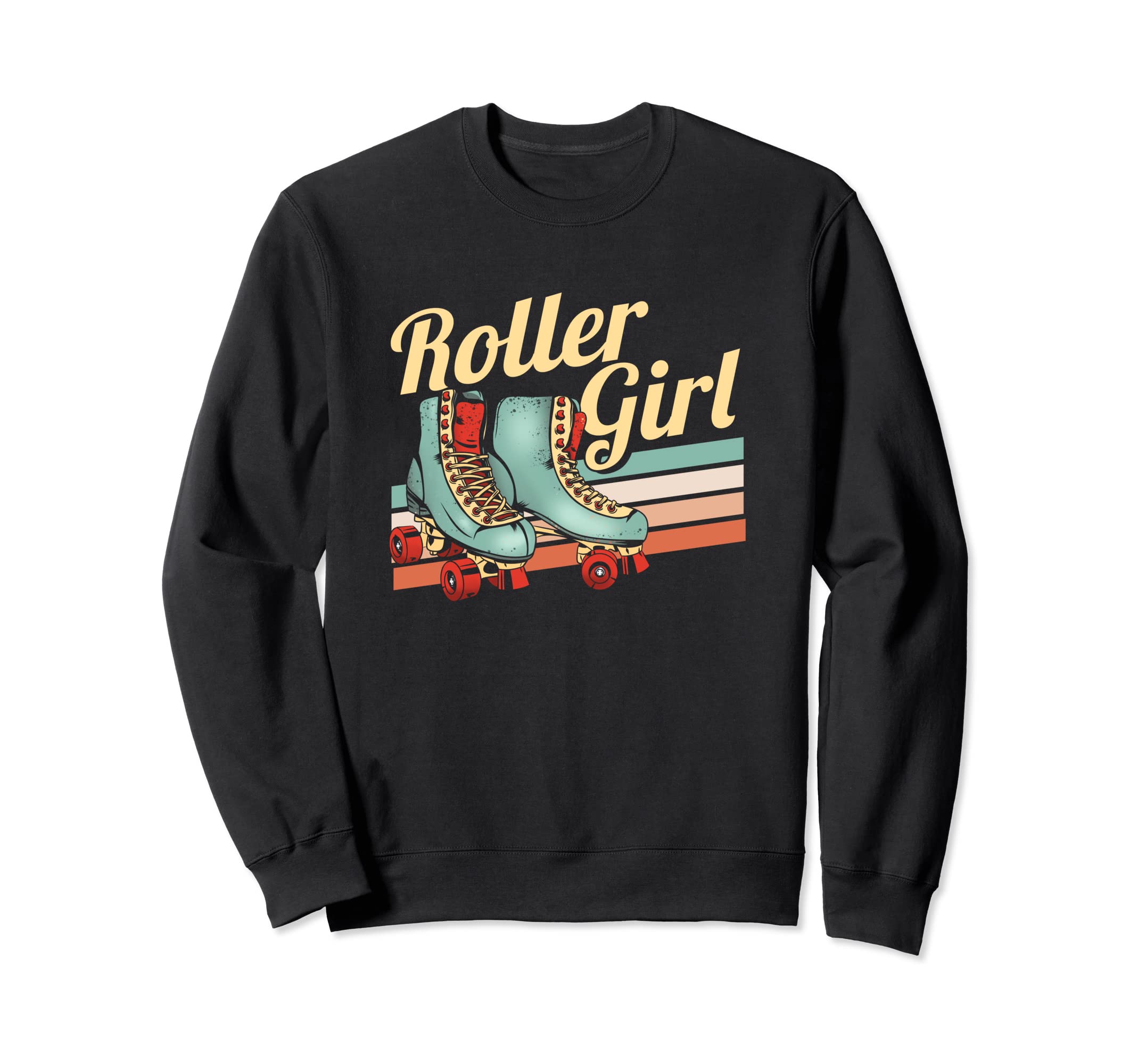 Roller Roller Skates Rollerblades Sweatshirt - Aesthetic Graphic Men Women - T-Shirt, Sweatshirt, Hoodie