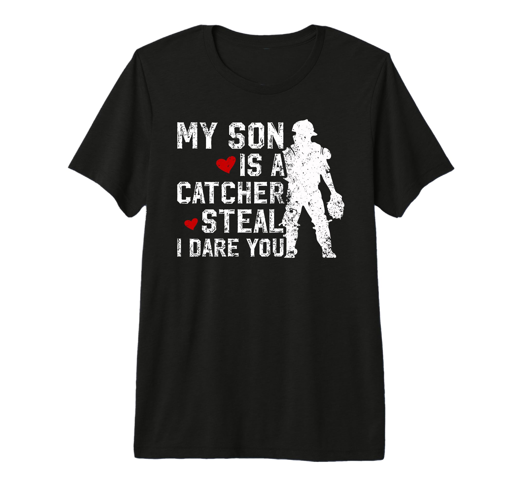 My Son Is Baseball Catcher Mom T-Shirt - Minimalist Print for Adults - T-Shirt, Sweatshirt, Hoodie