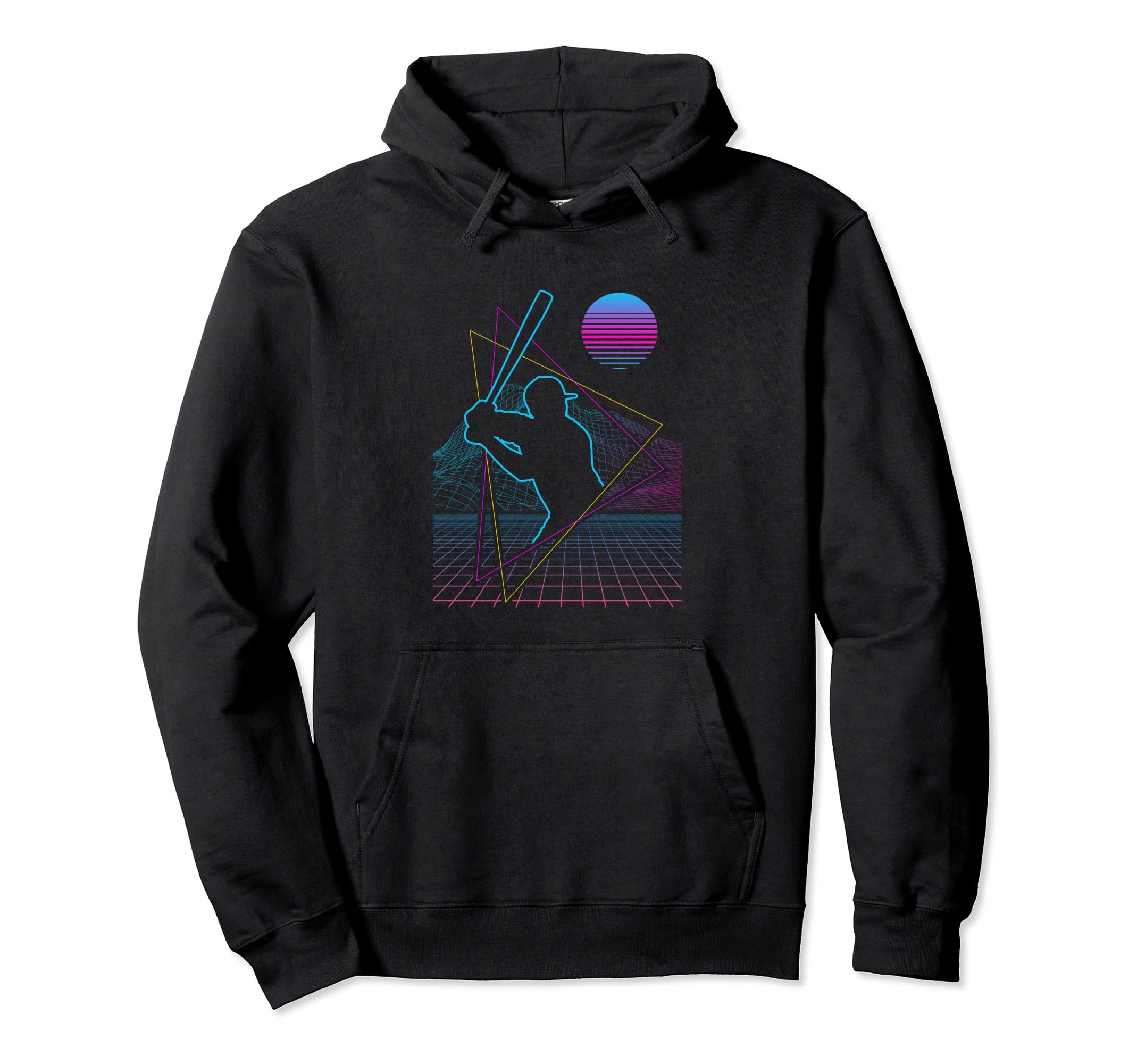 Vaporwave Aesthetic Cothes Baseball Gifts Hoodie - Custom Art Print Unisex - T-Shirt, Sweatshirt, Hoodie