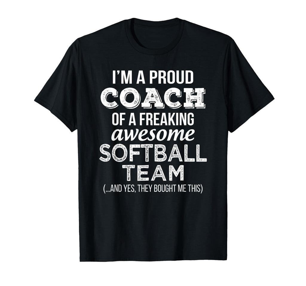 Softball Coach Funny Thank You T-Shirt - Casual Everyday Wear for Adults - T-Shirt, Sweatshirt, Hoodie