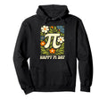 Happy Pi Day Symbol Boho Flower Math Hoodie - Casual Everyday Wear Unisex - T-Shirt, Sweatshirt, Hoodie
