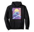 Great Wave Off Kanagawa Sunset Japanese Hoodie - Novelty Apparel Men Women - T-Shirt, Sweatshirt, Hoodie
