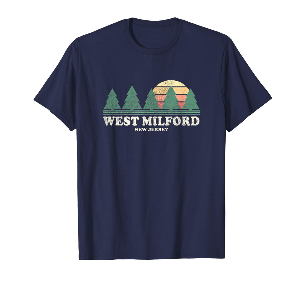 West Milford Nj Throwback 70S T-Shirt - Novelty Apparel Unisex - T-Shirt, Sweatshirt, Hoodie