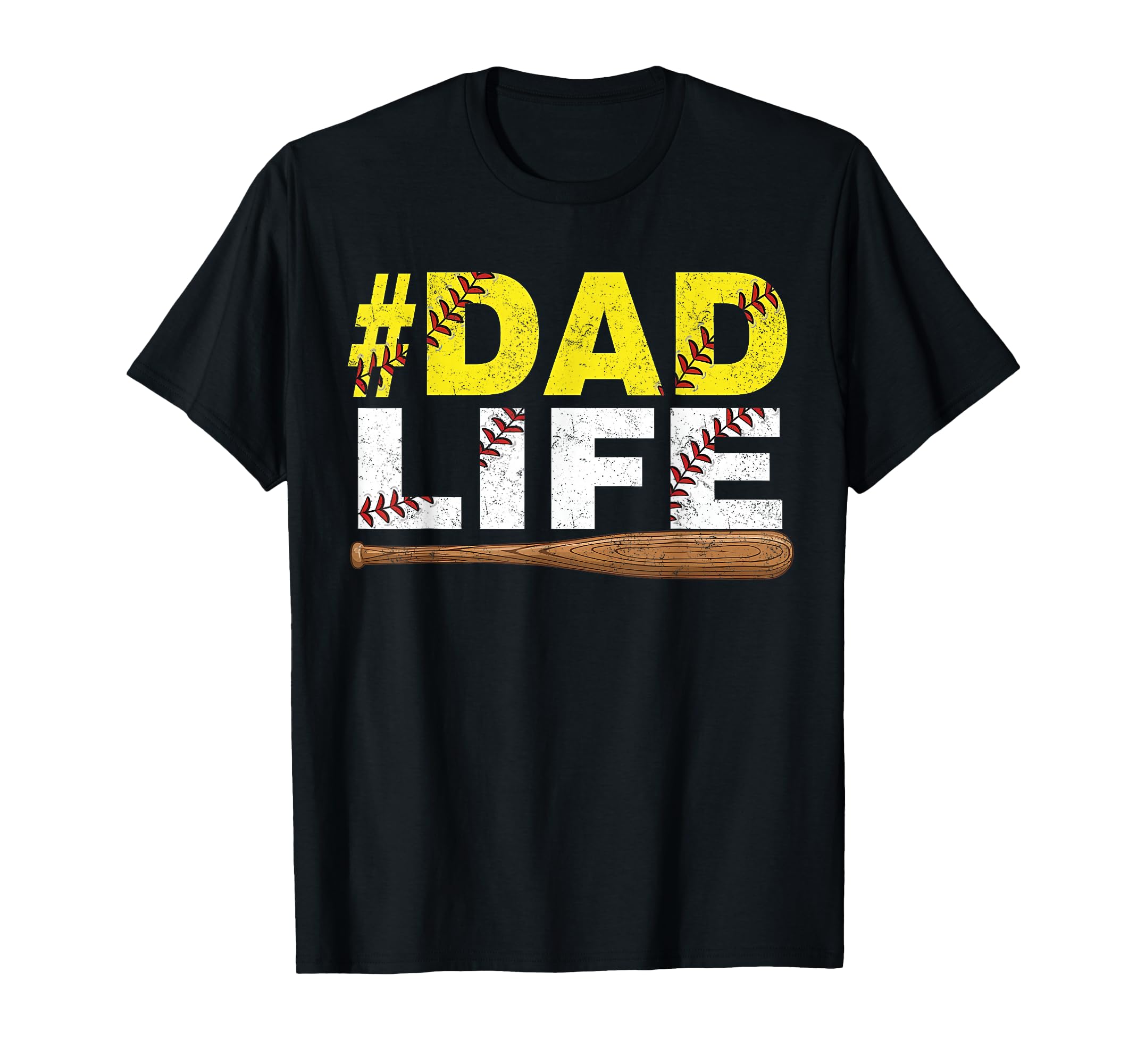 Funny Dad Life Softball Baseball T-Shirt - Novelty Apparel for Adults - T-Shirt, Sweatshirt, Hoodie