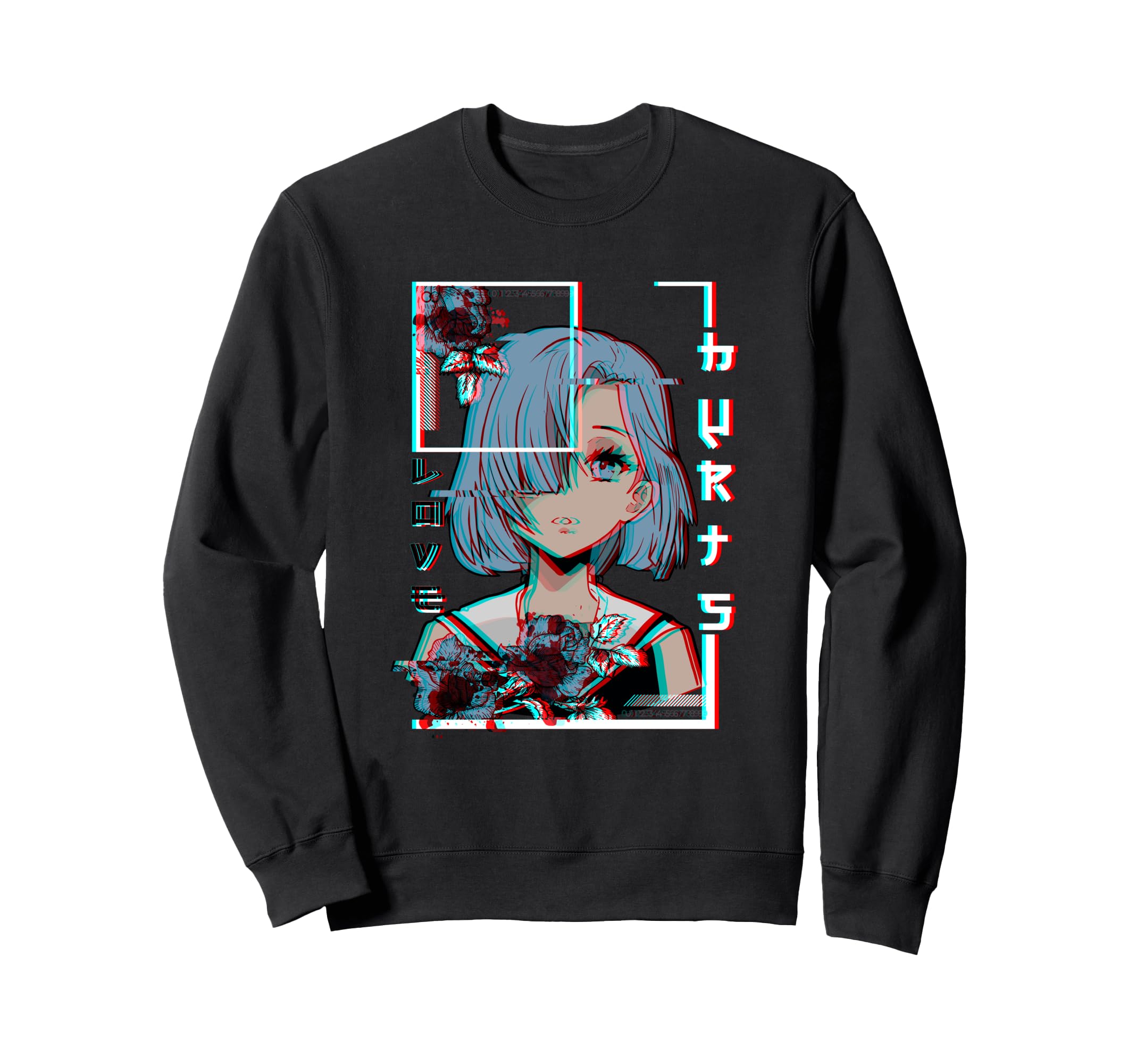 Japanese Vaporwave Aesthetic Anime Sweatshirt - Novelty Apparel Unisex - T-Shirt, Sweatshirt, Hoodie