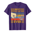 Best Sphynx Cat Dad Ever Sunset T-Shirt - Fun Novelty Design Unisex - T-Shirt, Sweatshirt, Hoodie