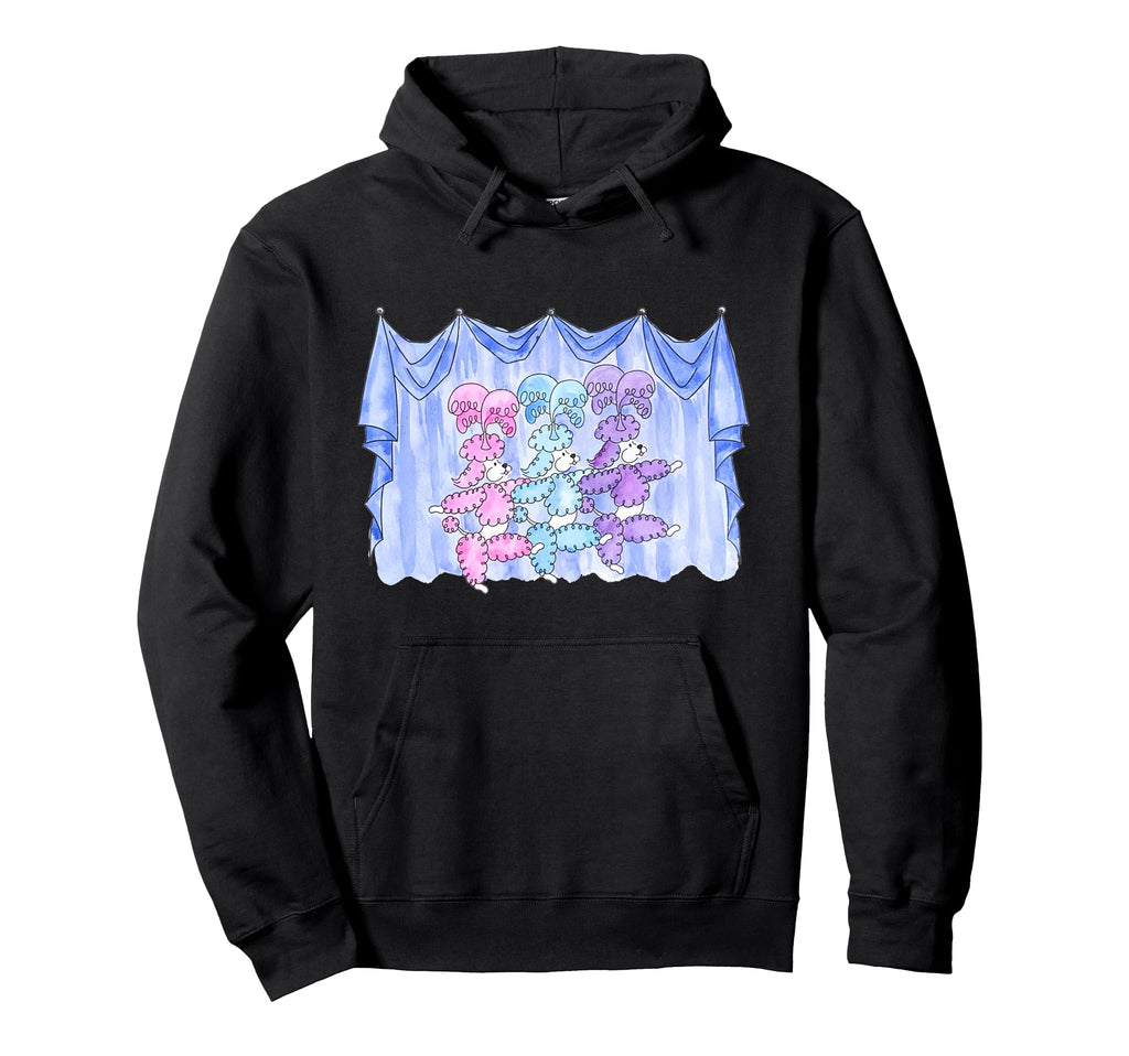 Showgirl Dancing Poodle Dogs Y2K Mid Hoodie - Minimalist Print Men Women - T-Shirt, Sweatshirt, Hoodie