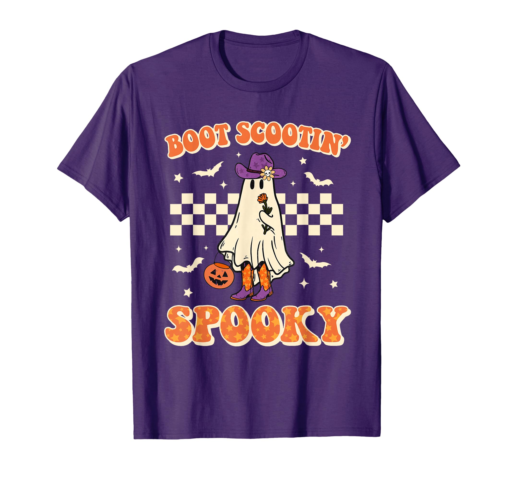 Halloween Cowgirl Ghost Western Boot T-Shirt - Streetwear Style Men Women - T-Shirt, Sweatshirt, Hoodie
