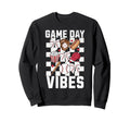 Game Day Vibes Coquette Bow Sweatshirt - Casual Everyday Wear for Adults - T-Shirt, Sweatshirt, Hoodie