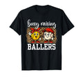 Busy Raising Ballers Softball And T-Shirt - Minimalist Print Unisex - T-Shirt, Sweatshirt, Hoodie