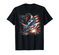 Welder Usa American Flag Weld Welding T-Shirt - Novelty Apparel Unisex - T-Shirt, Sweatshirt, Hoodie