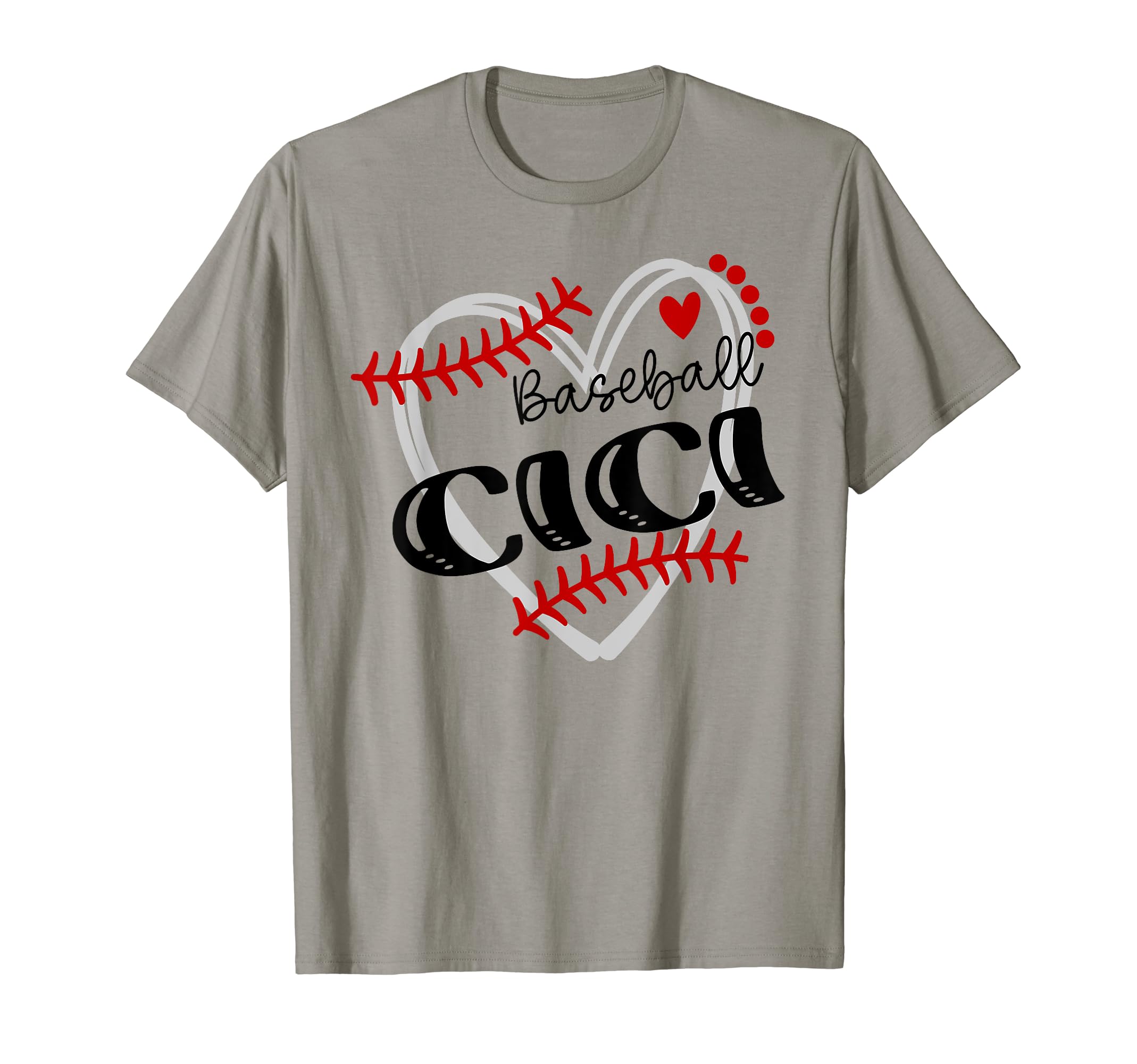 Personalized Baseball Heart Cici T-Shirt - Minimalist Print Men Women - T-Shirt, Sweatshirt, Hoodie