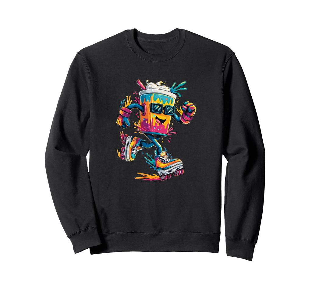 Colorful Milkshake Sunglasses And Sweatshirt - Novelty Apparel Unisex - T-Shirt, Sweatshirt, Hoodie