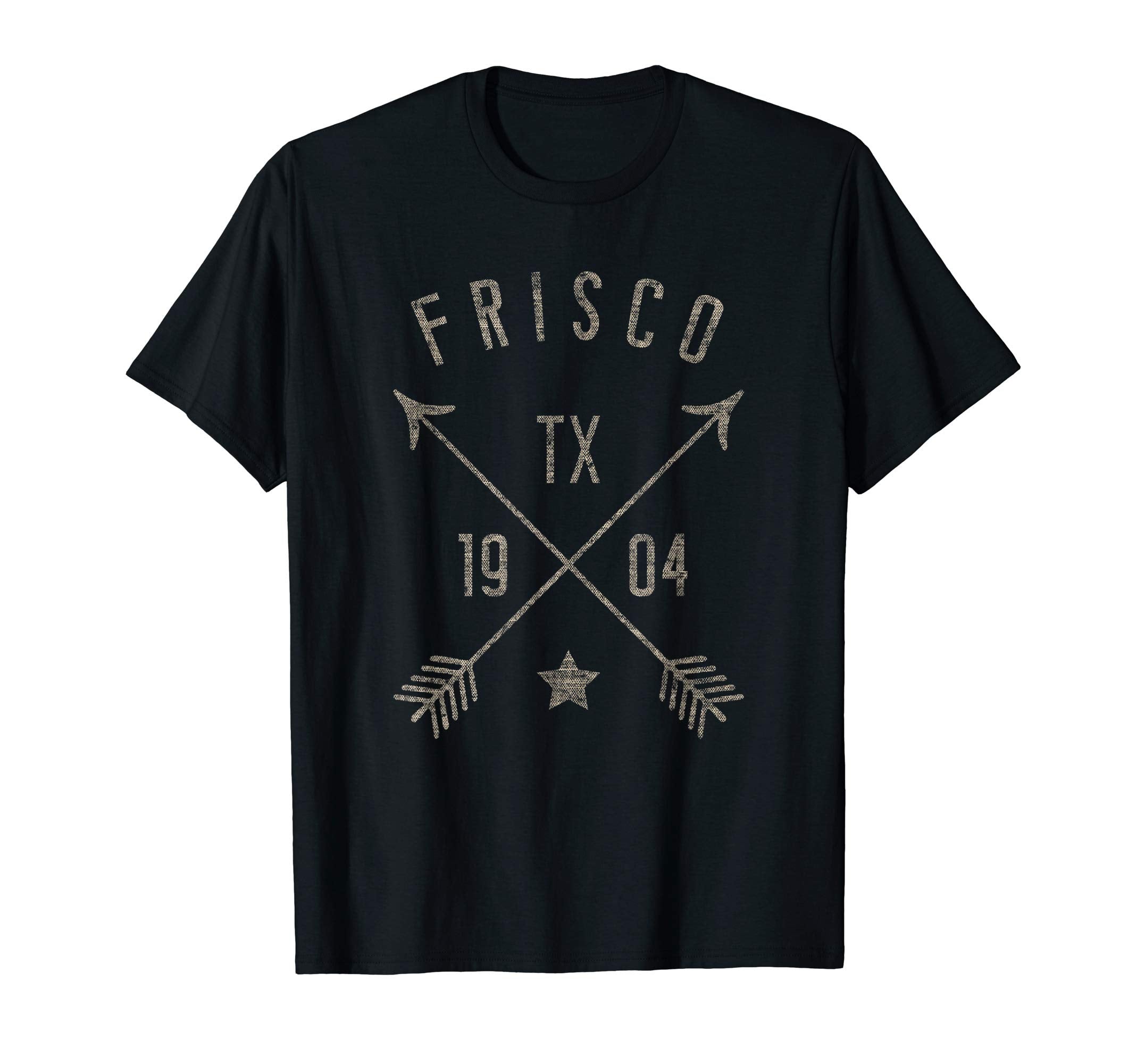 Frisco Tx Distressed Home City T-Shirt - Casual Everyday Wear Men Women - T-Shirt, Sweatshirt, Hoodie