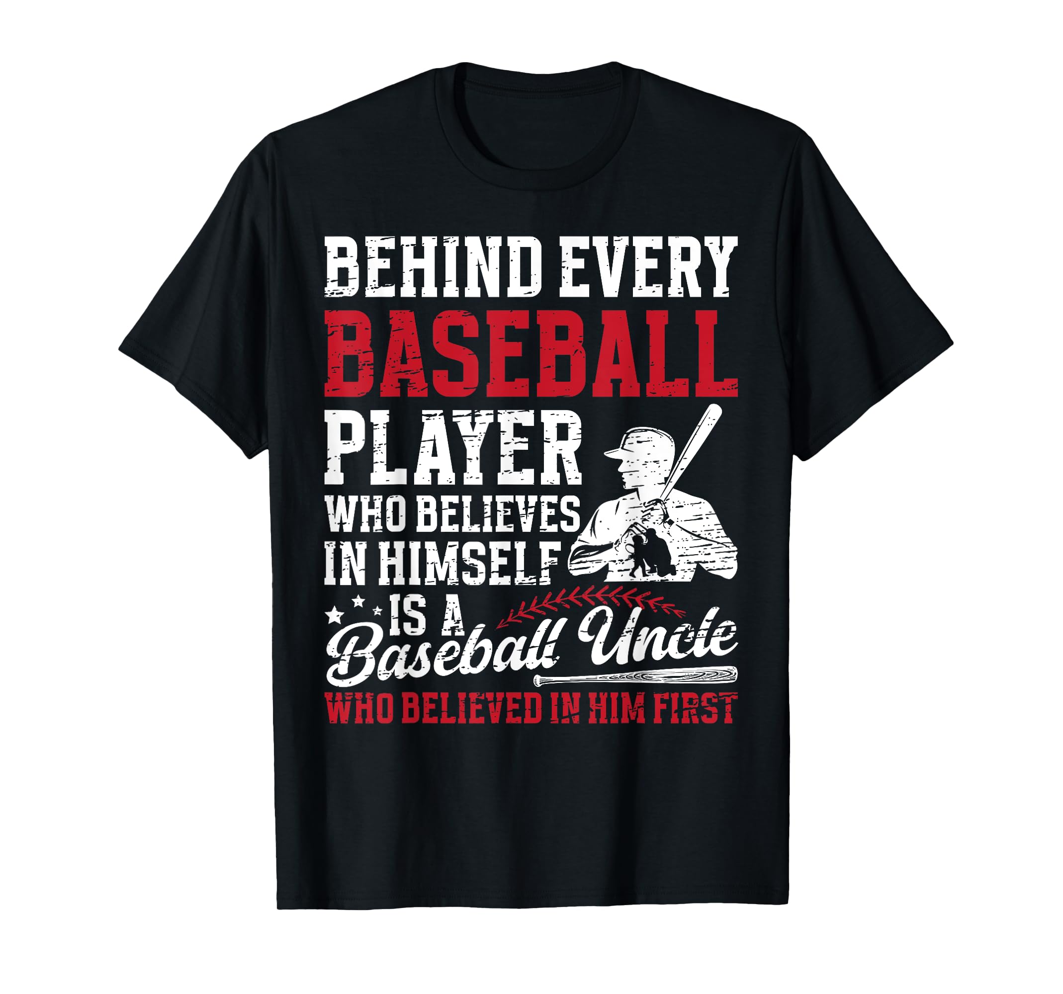 Baseball Uncle Proud Uncle Baseball T-Shirt - Custom Art Print Unisex - T-Shirt, Sweatshirt, Hoodie