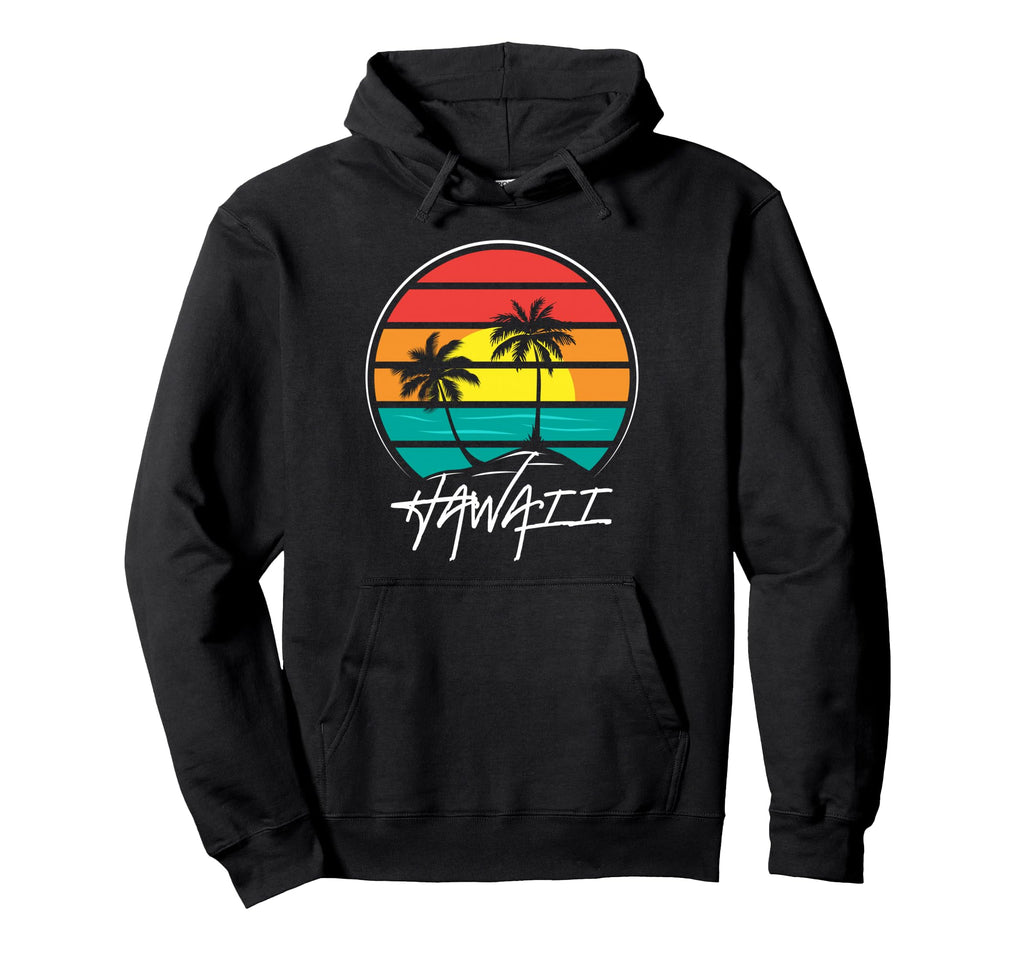 Aloha Hawaii Island Gifts Palm Beach Hoodie - Unique Graphic Men Women - T-Shirt, Sweatshirt, Hoodie