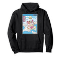 Surfing Cat Eating Ramen Japanese Waves Hoodie - Novelty Apparel Unisex - T-Shirt, Sweatshirt, Hoodie