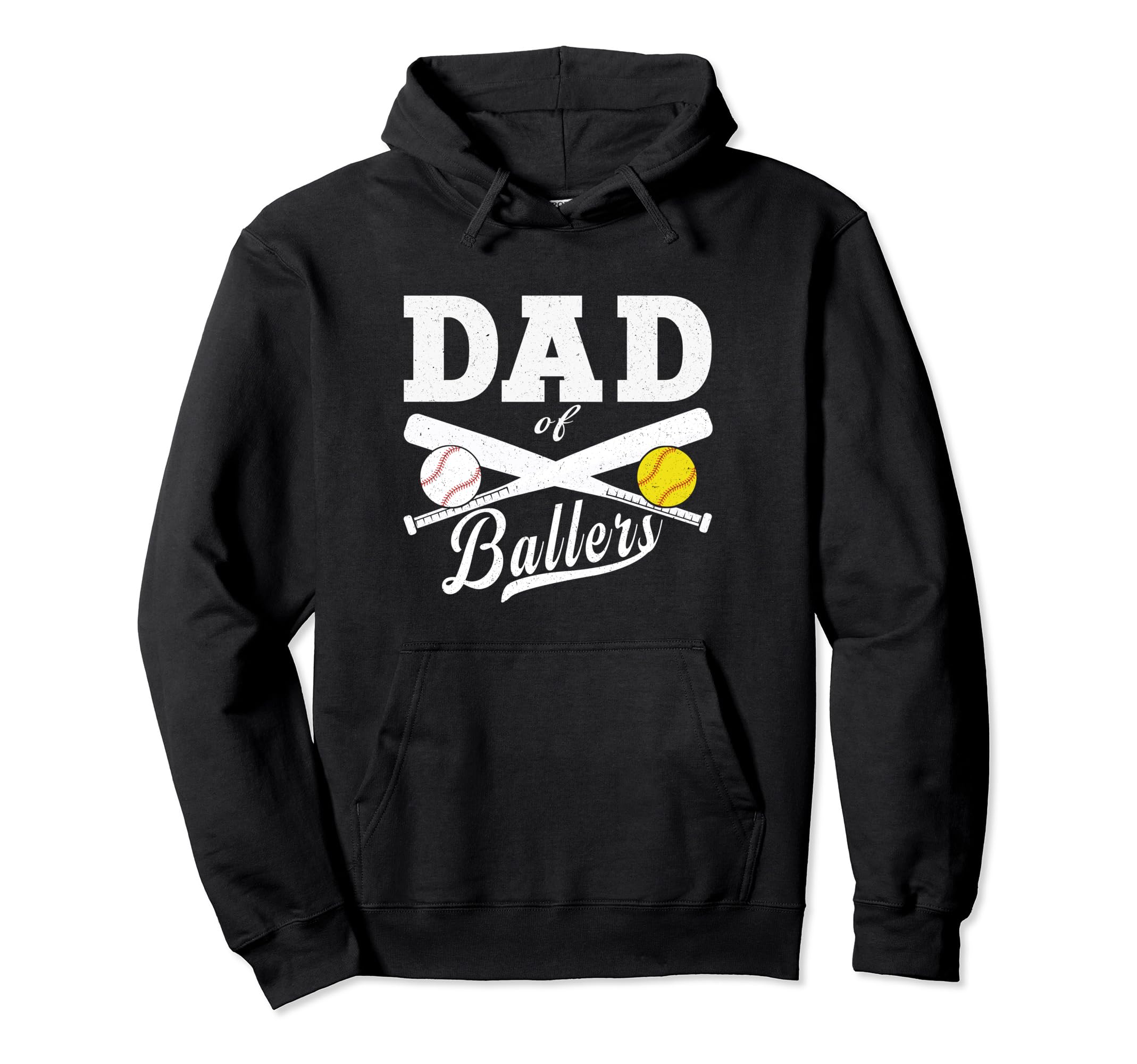 Dad Ballers Funny Dad Baseball And Hoodie - Unique Graphic Men Women - T-Shirt, Sweatshirt, Hoodie