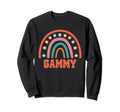 Gammy Groovy Grandma Rainbow Boho Sweatshirt - Graphic Print Men Women - T-Shirt, Sweatshirt, Hoodie