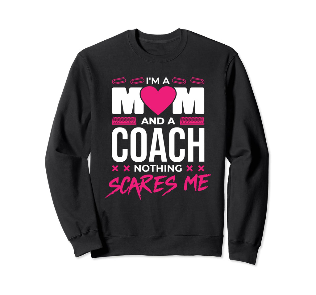 Coach Mothers Day Basketball Sweatshirt - Casual Everyday Wear for Adults - T-Shirt, Sweatshirt, Hoodie
