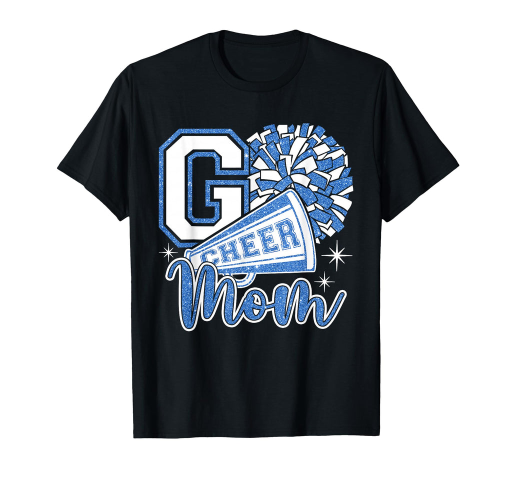 Go Cheer Mom Mama Sport Cheerleader T-Shirt - Graphic Print Men Women - T-Shirt, Sweatshirt, Hoodie