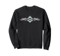 Butterfly Heart Tattoo Blue Sweatshirt - Casual Everyday Wear Men Women - T-Shirt, Sweatshirt, Hoodie