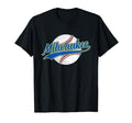 Milwaukee City Baseball Lover T-Shirt - Custom Art Print for Adults - T-Shirt, Sweatshirt, Hoodie