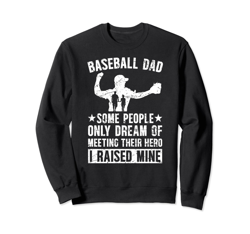 Baseball Dad Proud Father Baseball Sweatshirt - Custom Art Print Men Women - T-Shirt, Sweatshirt, Hoodie