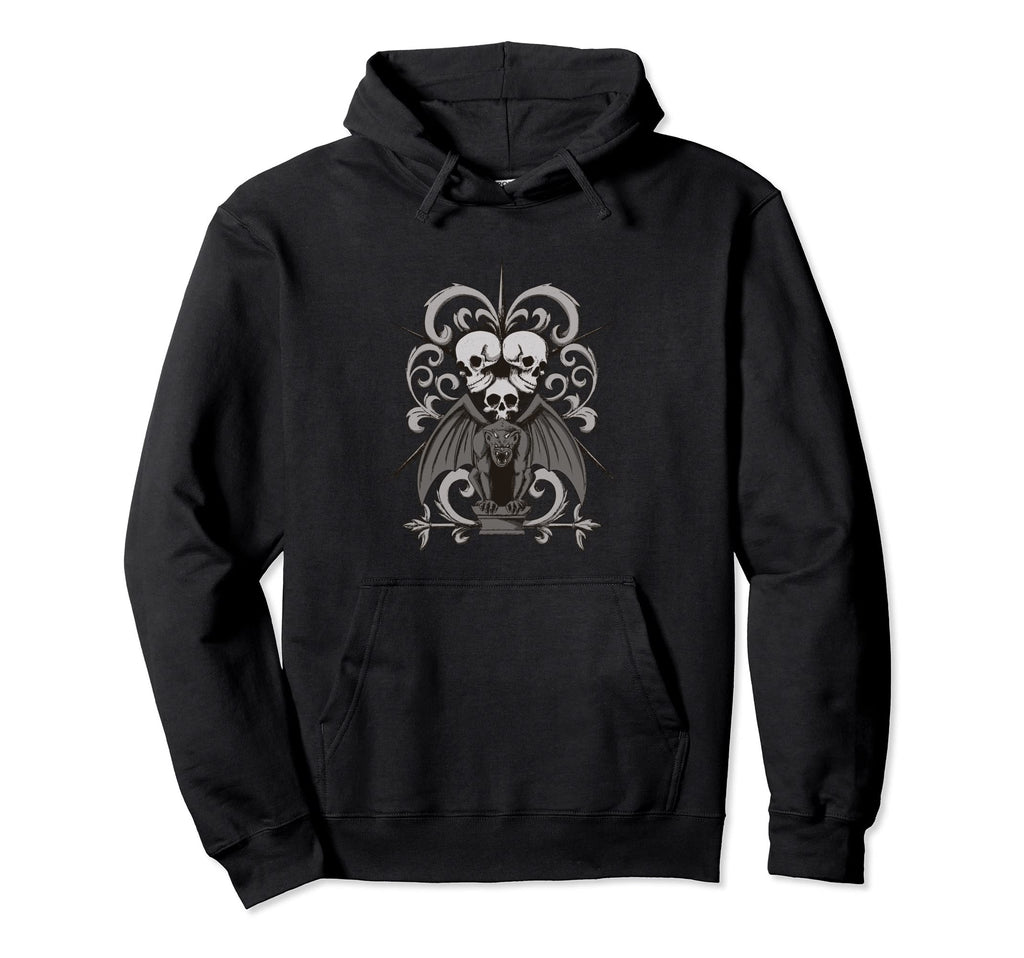 Gothic Skulls Alternative Aesthetic Y2K Hoodie - Novelty Apparel Men Women - T-Shirt, Sweatshirt, Hoodie