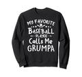 My Favorite Baseball Player Calls Sweatshirt - Minimalist Print for Adults - T-Shirt, Sweatshirt, Hoodie