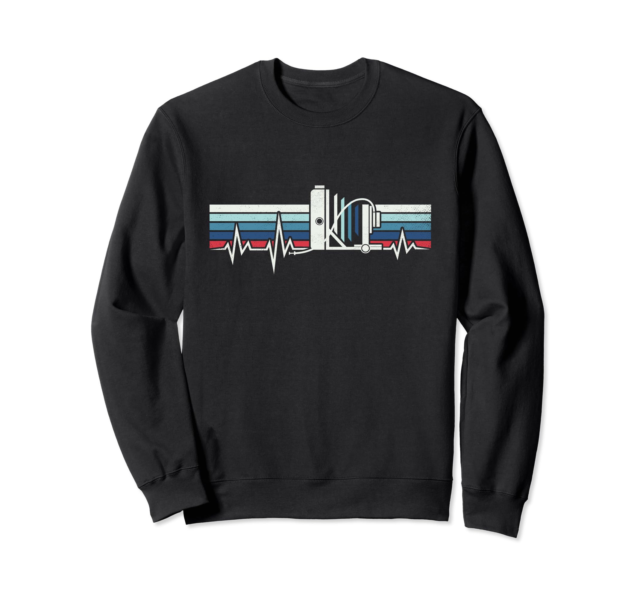 Large Format Field Camera Heartbeat Sweatshirt - Fun Novelty Design Unisex - T-Shirt, Sweatshirt, Hoodie