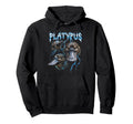 Platypus 90S Heavy Metal Platypus Hoodie - Fun Novelty Design Unisex - T-Shirt, Sweatshirt, Hoodie