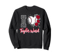 I Heart Baseball Stitch Taylor Sweatshirt - Aesthetic Graphic for Adults - T-Shirt, Sweatshirt, Hoodie