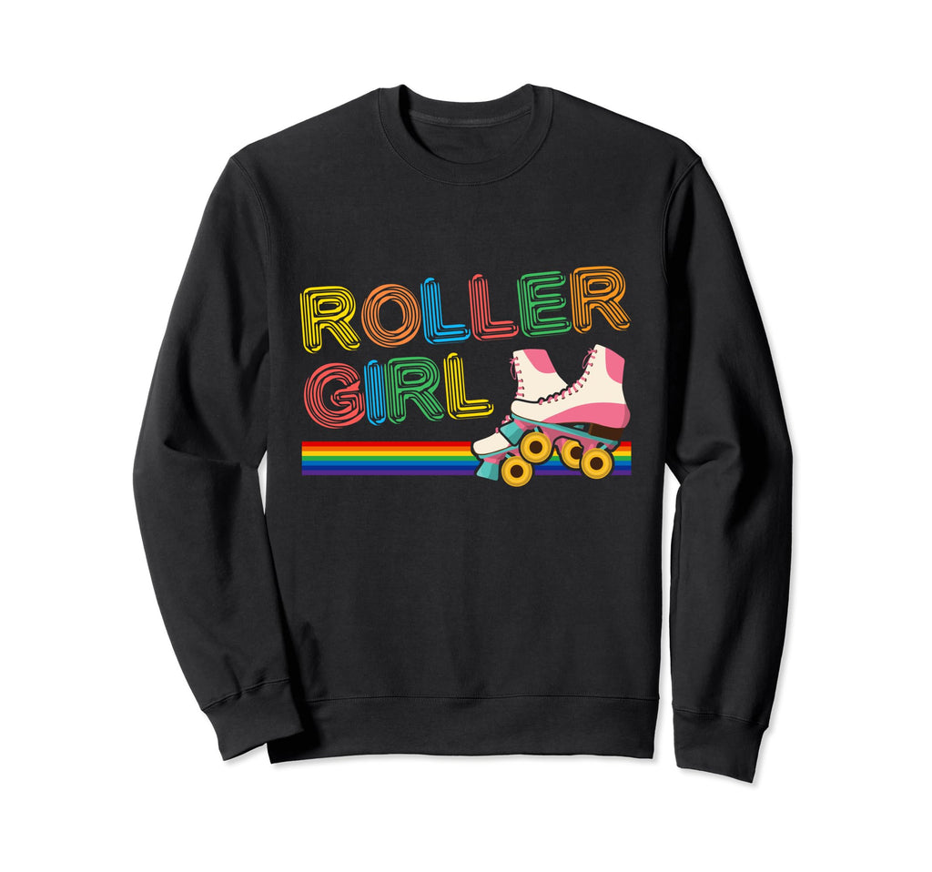Roller Seventies 70S Skates Skating Sweatshirt - Graphic Print for Adults - T-Shirt, Sweatshirt, Hoodie