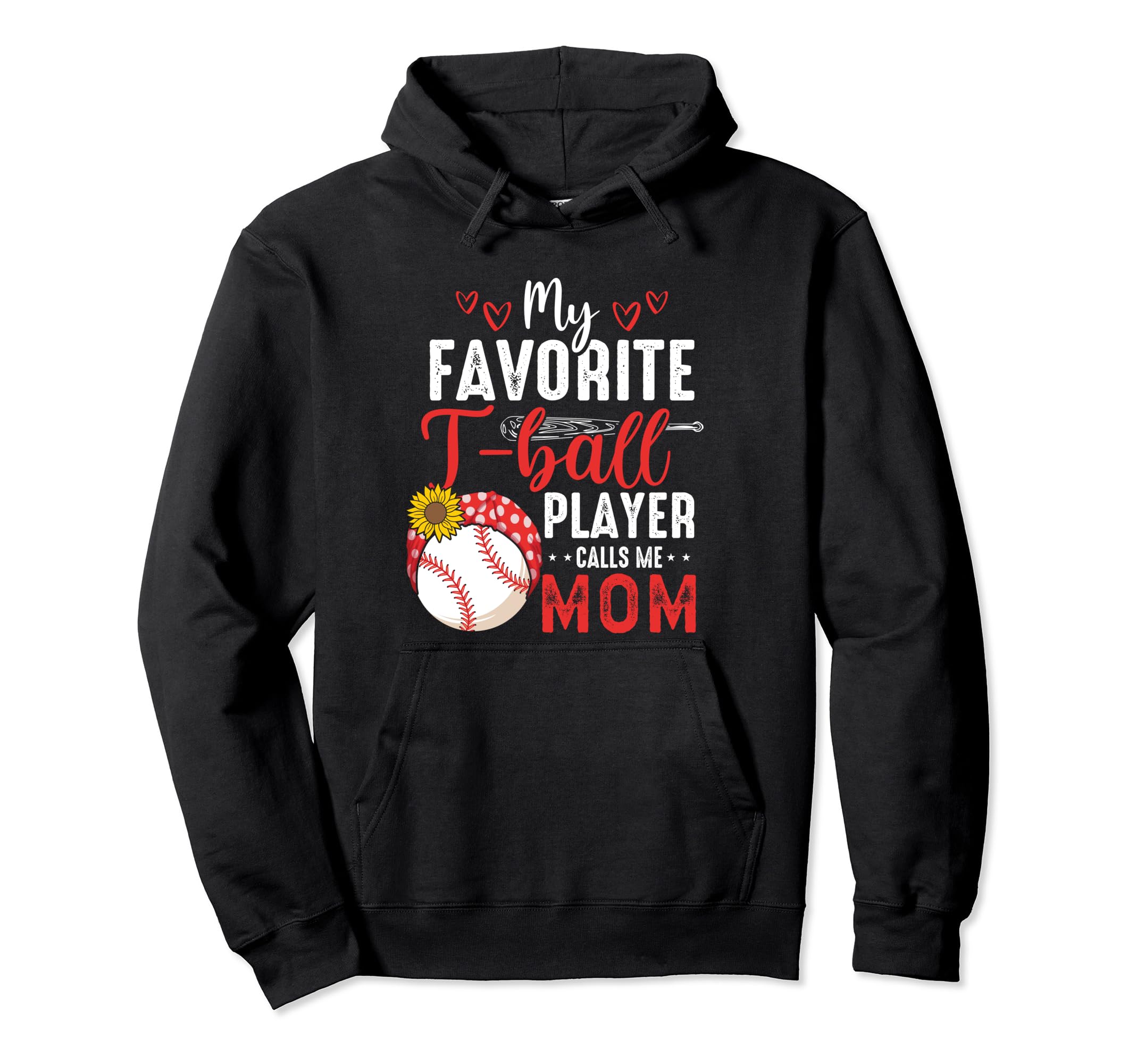 Tball Mom Baseball Essentials Mama Hoodie - Novelty Apparel for Adults - T-Shirt, Sweatshirt, Hoodie
