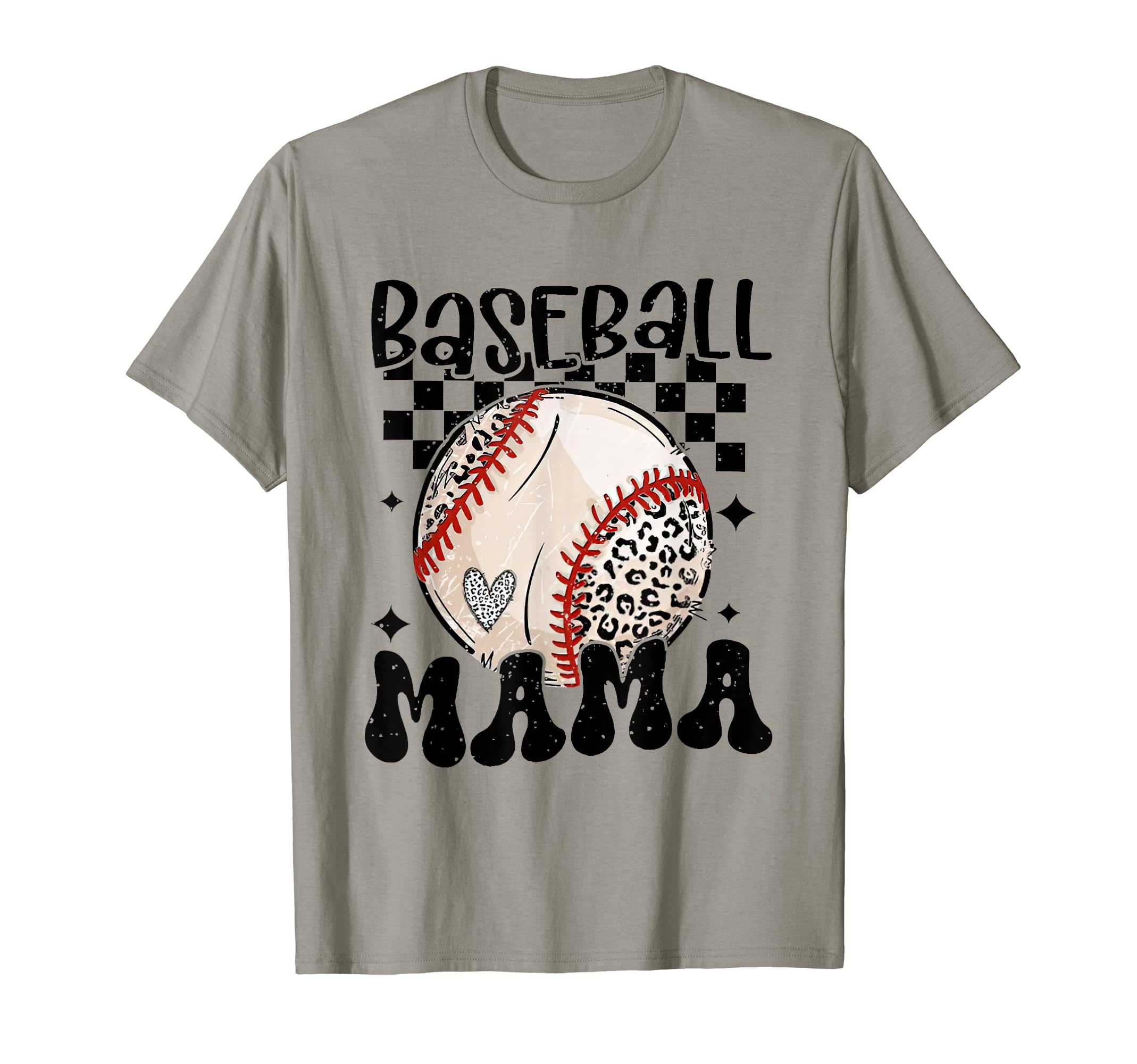 Baseball Mama Groovy Baseball Softball Mom T-Shirt - Graphic Print Unisex - T-Shirt, Sweatshirt, Hoodie