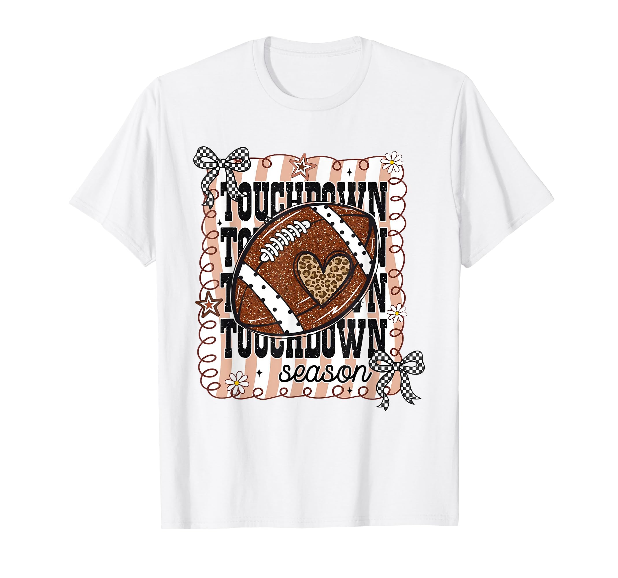 Touchdown Season Leopard Game Day T-Shirt - Casual Everyday Wear Unisex - T-Shirt, Sweatshirt, Hoodie