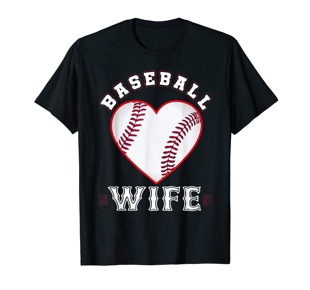 Wife Baseball Gifts Funny Mothers T-Shirt - Casual Everyday Wear Men Women - T-Shirt, Sweatshirt, Hoodie