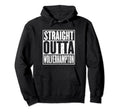 Straight Outta Wolverhampton Distressed Hoodie - Graphic Print for Adults - T-Shirt, Sweatshirt, Hoodie