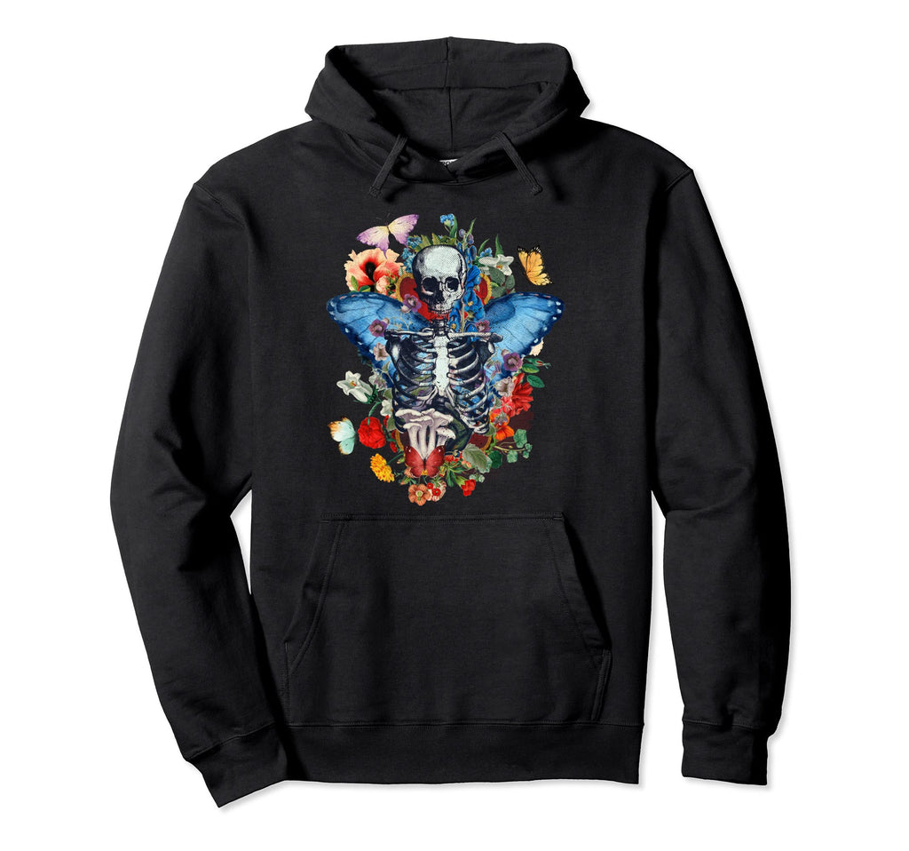 Fairy Grunge Butterfly Wing Hoodie - Fun Novelty Design for Adults - T-Shirt, Sweatshirt, Hoodie