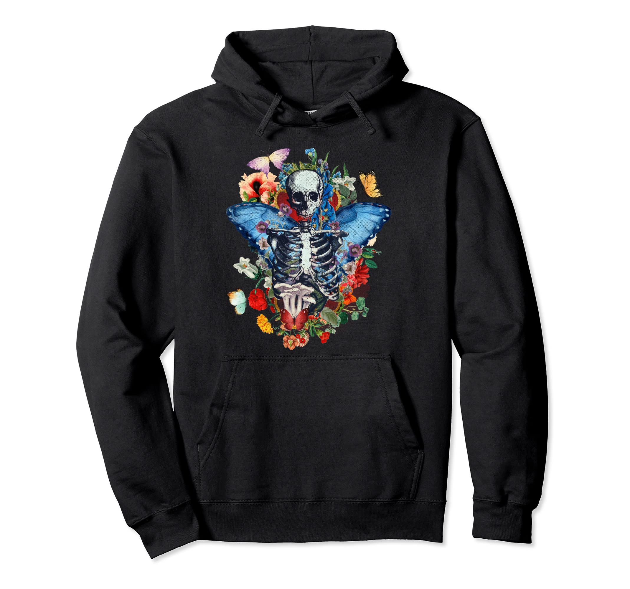 Fairy Grunge Butterfly Wing Hoodie - Fun Novelty Design for Adults - T-Shirt, Sweatshirt, Hoodie