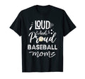 Baseball Mama Tball Mama Loud And Proud T-Shirt - Trendy Graphic Men Women - T-Shirt, Sweatshirt, Hoodie