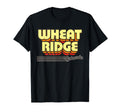 Wheat Ridge Colorado Stripes T-Shirt - Fun Novelty Design Men Women - T-Shirt, Sweatshirt, Hoodie