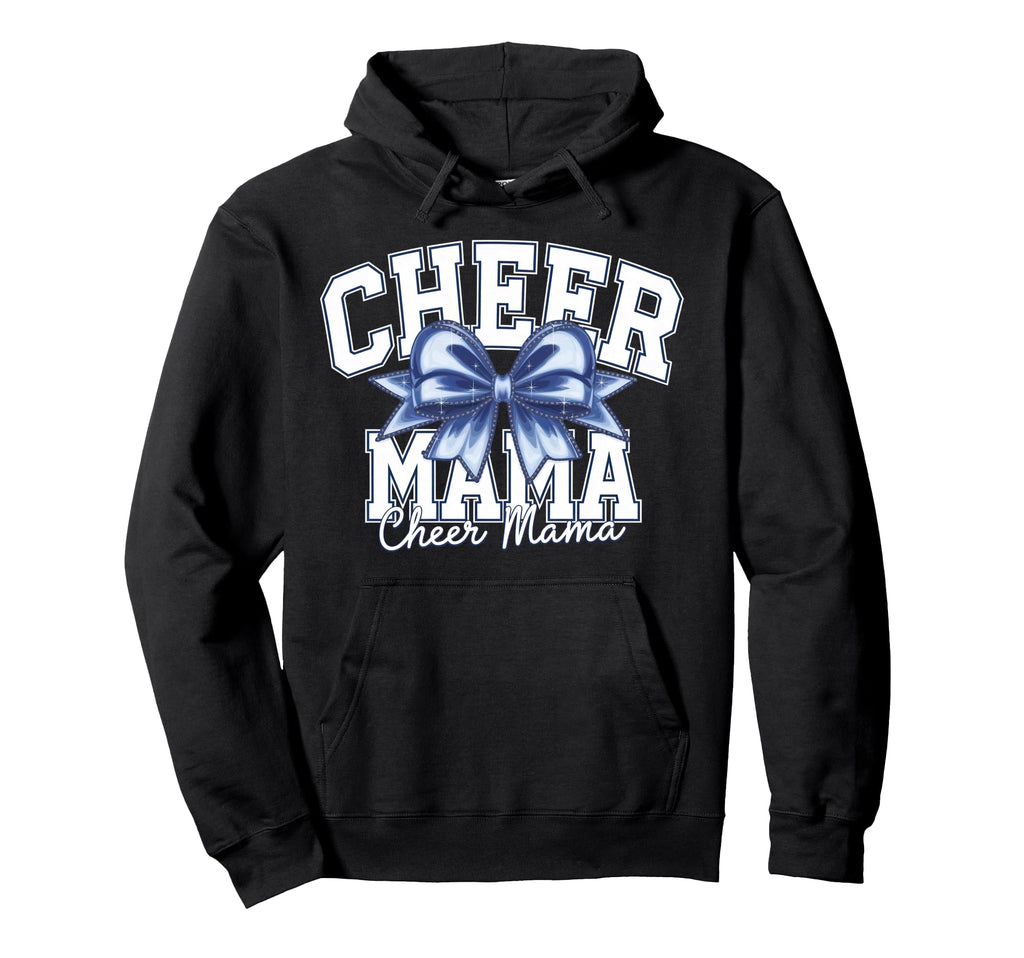 Cheer Mom Mother Bow Cheerleader Game Hoodie - Fun Novelty Design Unisex - T-Shirt, Sweatshirt, Hoodie